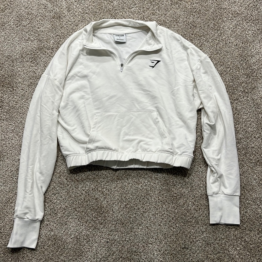 Gymshark crop quarter zip